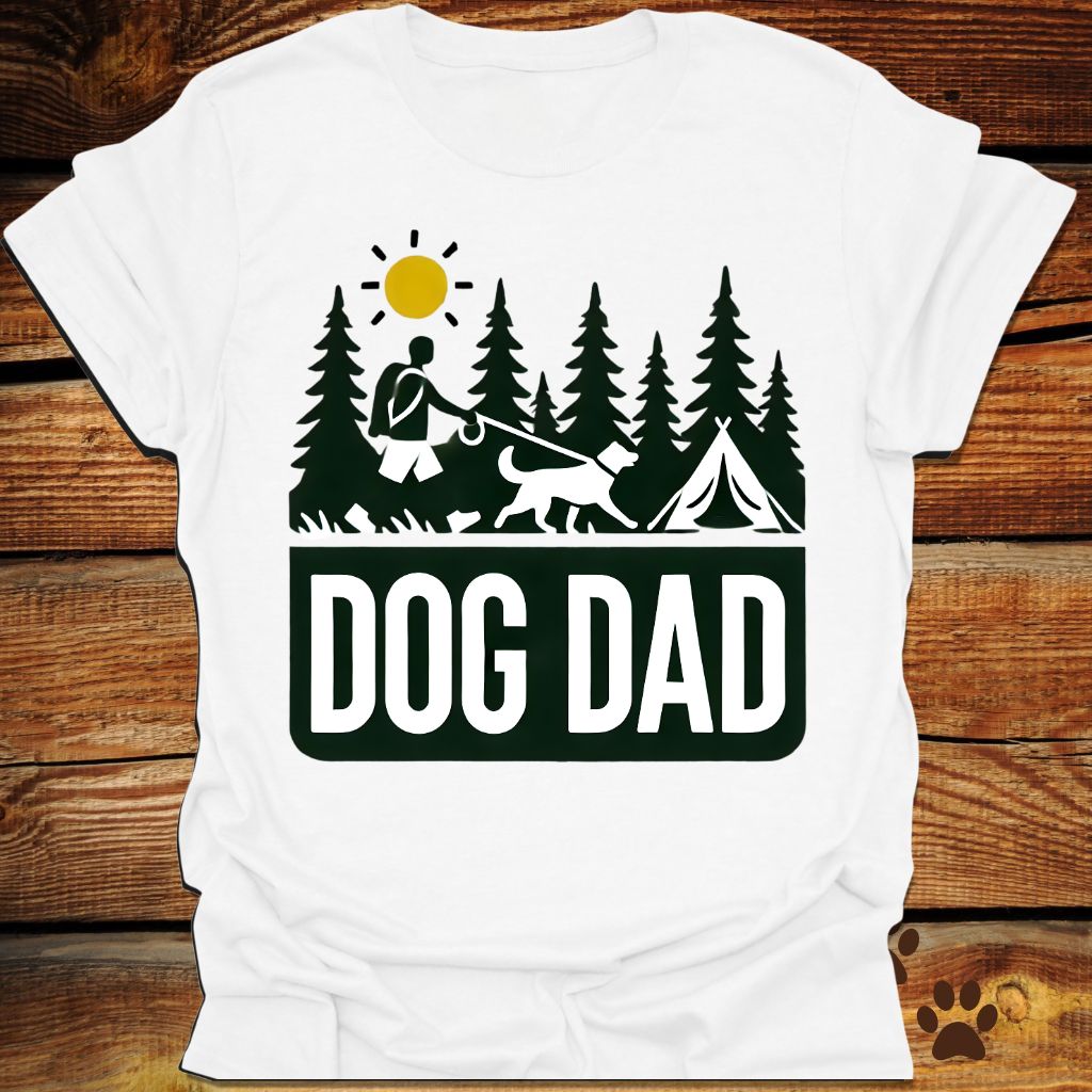 Dog Dad Camping Shirt