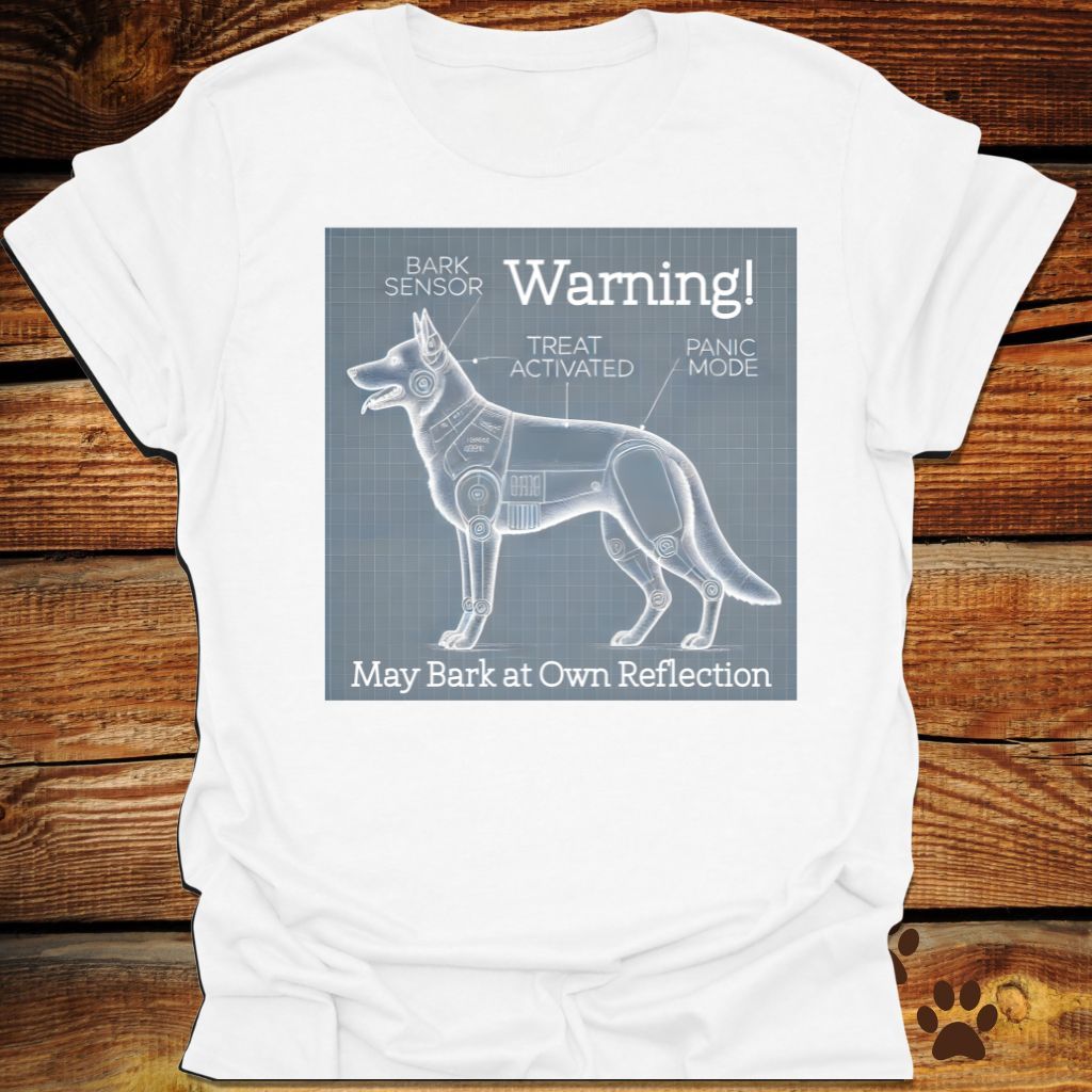 Funny Dog Blueprint Security Shirt