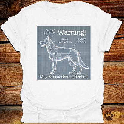 Funny Dog Blueprint Security Shirt