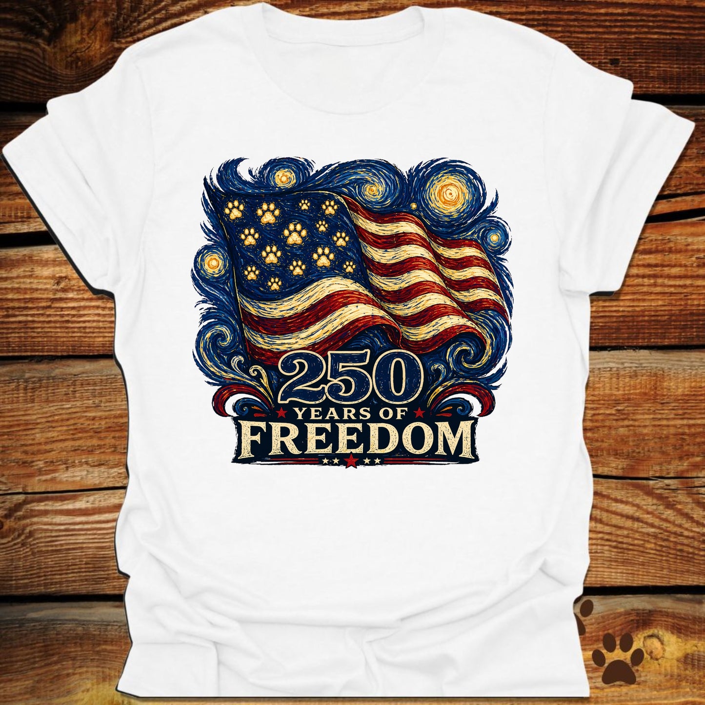 Starry Night 250 Years T-Shirt