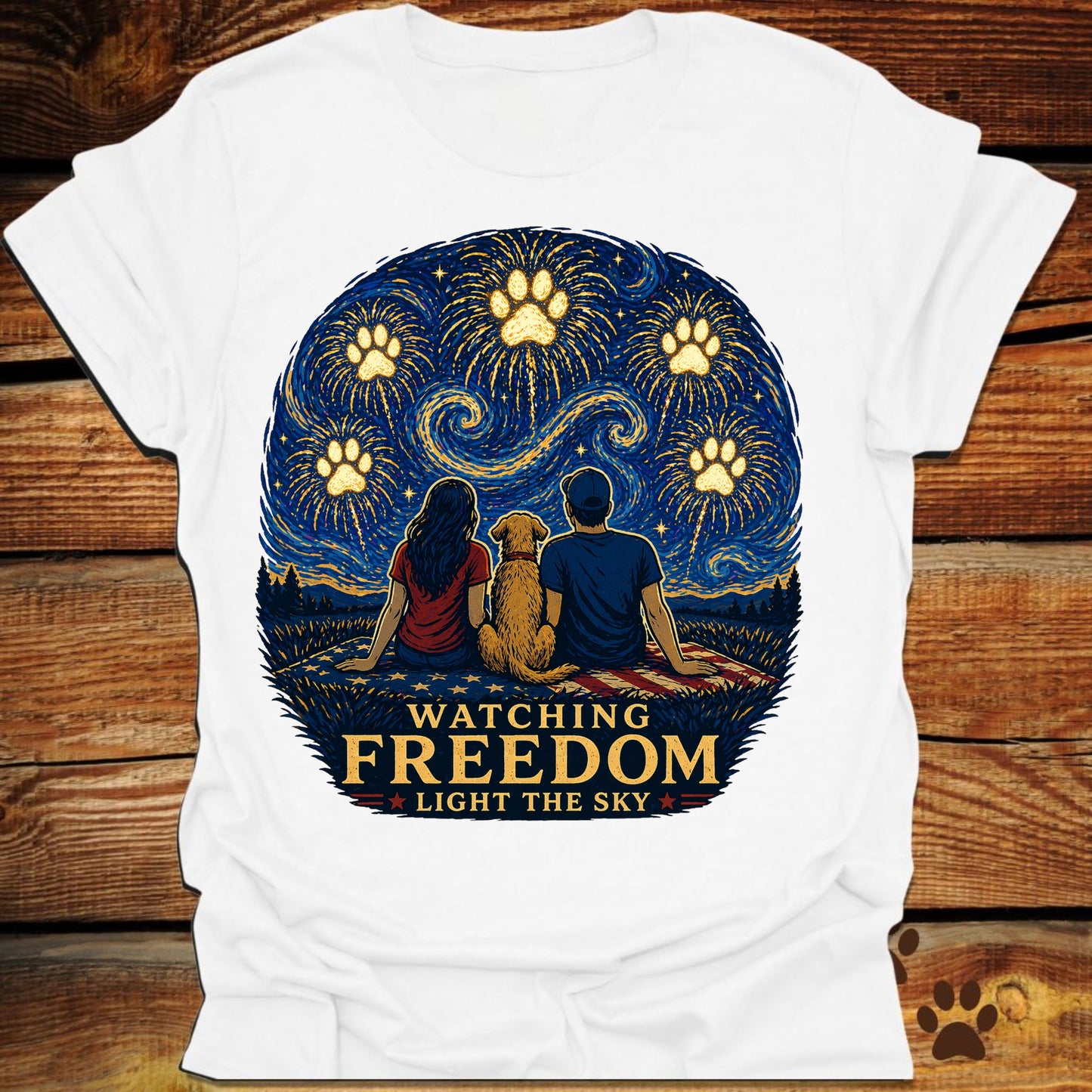 Freedom Lights The Sky T-Shirt