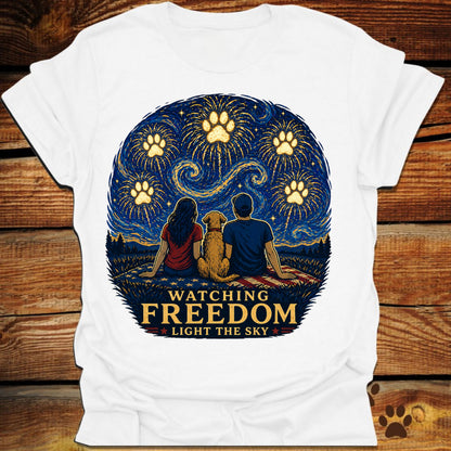 Freedom Lights The Sky T-Shirt