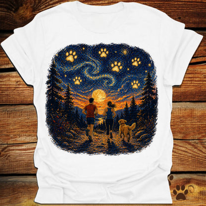 Starry Night Sunset Run T-Shirt