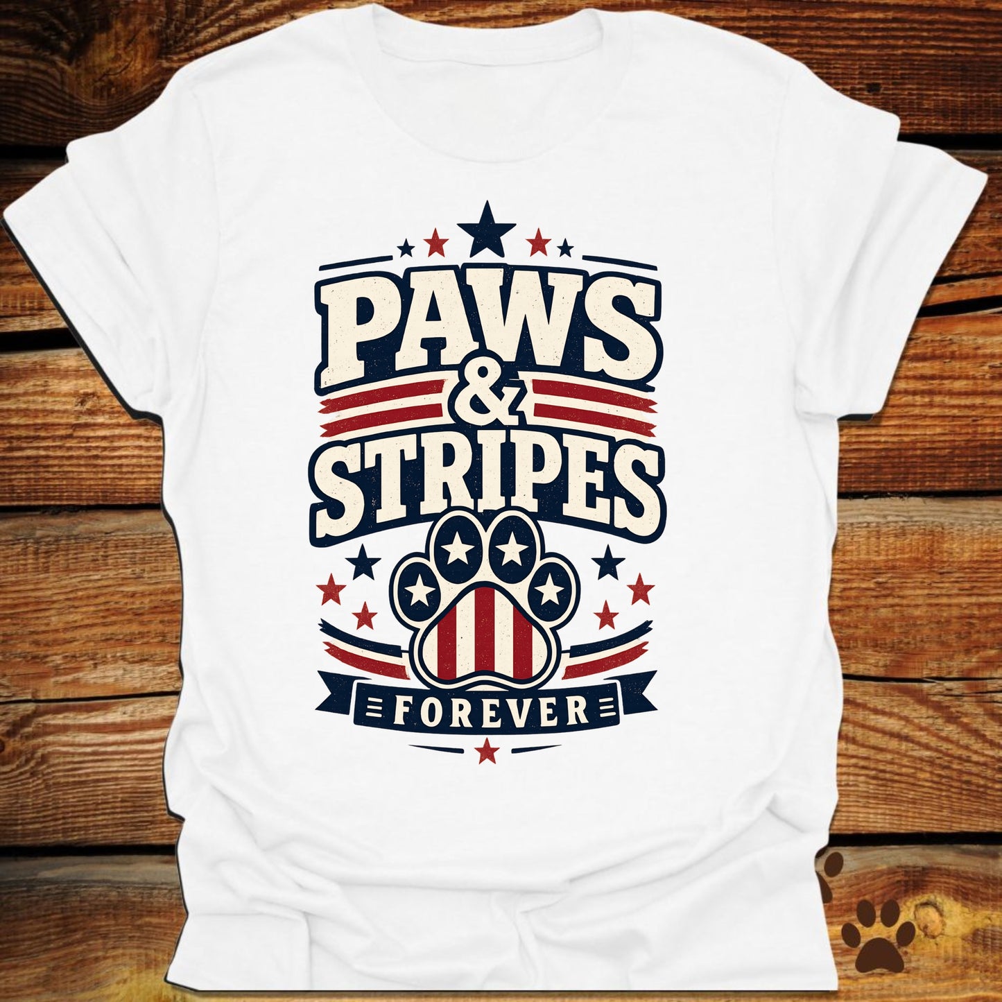 Paws and Stripes T-Shirt