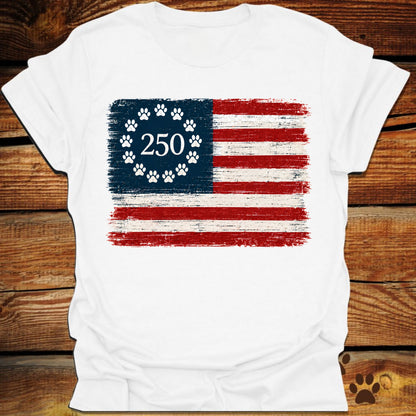 Patriotic Paw 250 American Flag