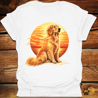 Golden Retriever Sunset T-Shirt
