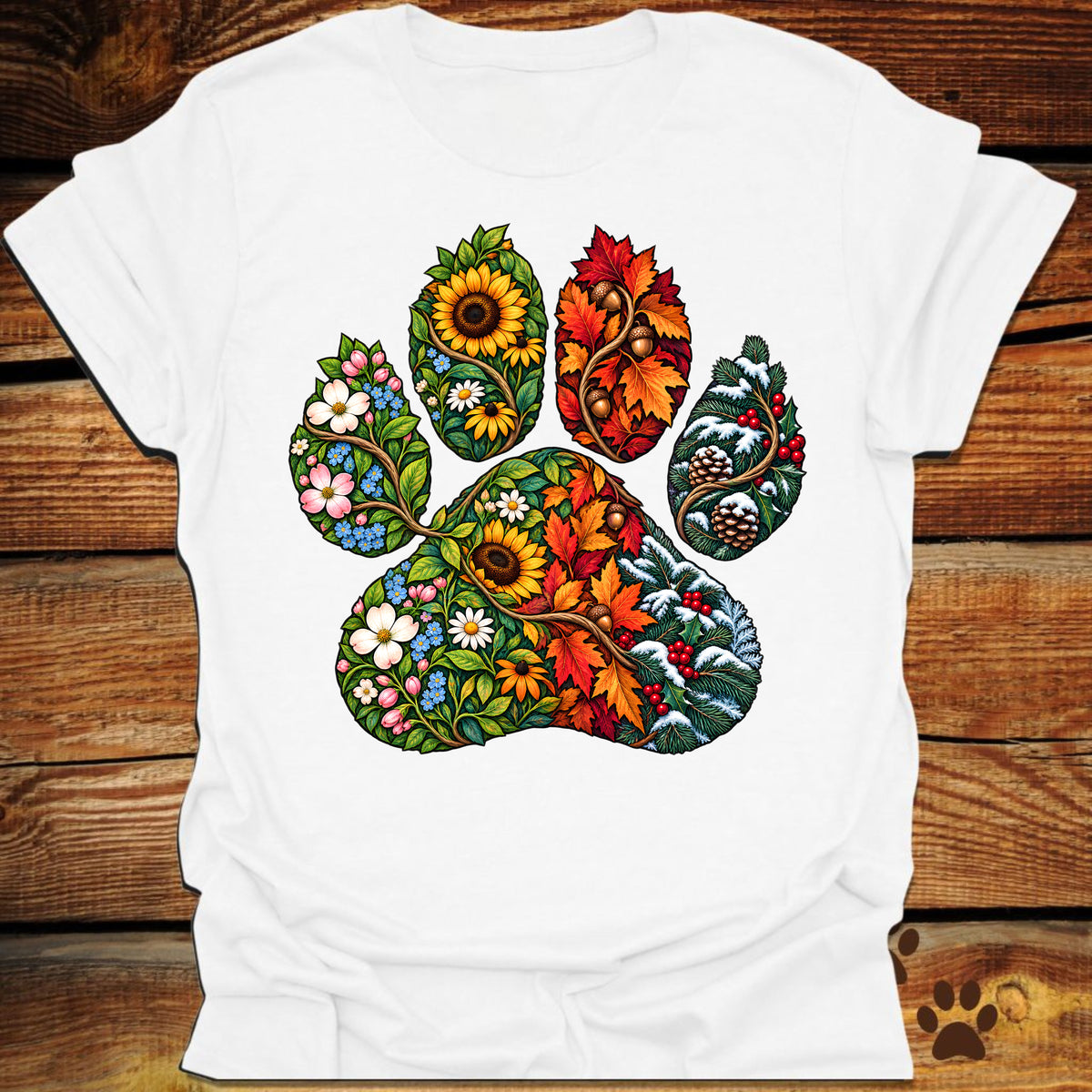 Four Seasons Botanical Paw T-Shirt