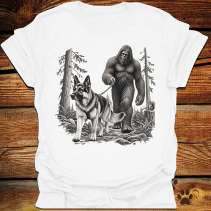 Bigfoot German Shepherd Trailblazers T-Shirt