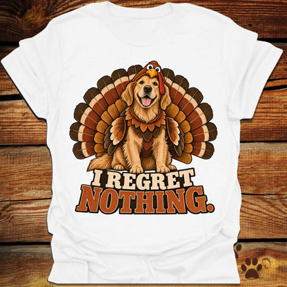 Golden Retriever I Regret Nothing T-Shirt