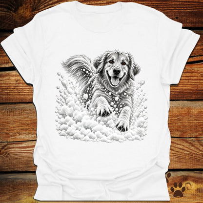 Golden Retriever Snow Day T-Shirt