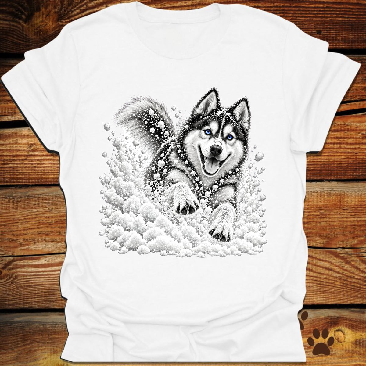 Husky Snow Day T-Shirt